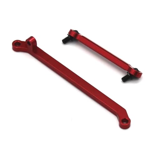 Kompatibel Mit Suzuki Für Jimny 1/16 RC Crawler Auto Upgrade Teile Metall Lenkung Link Stange Lenkung Gestänge RC Auto Ersatzteile(Red) von NAFRECX