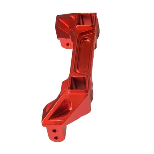 Kompatibel Mit TRX-4 Für Bronco Für Blazer K5 1/10 RC Crawler Auto Metall Vorne Hinten Stoßstange Servohalterung Upgrade Zubehör RC Auto Ersatzteile(Red,Rear) von NAFRECX