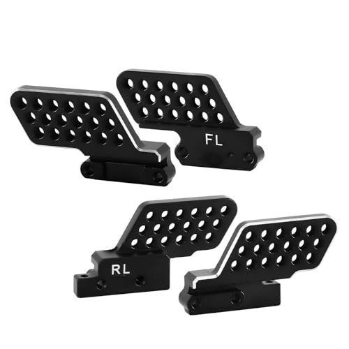 Kompatibel Mit TRX4M Für Defender, CNC-Aluminium, Mehrere Montagepositionen, Stoßdämpferhalterung, 1/18 RC Crawler, Upgrade-Teile RC Auto Ersatzteile von NAFRECX