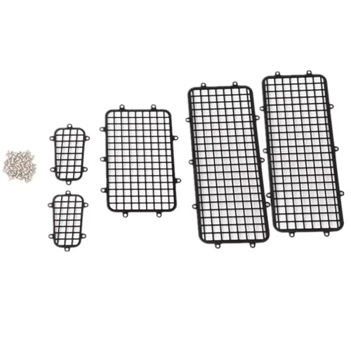 Kompatibel Mit Traxxas Für TRX-4 Für Defender 1/10 RC Autos Crawler Teile Zubehör Metall Fenster Mesh Schutznetz RC Auto Ersatzteile von NAFRECX