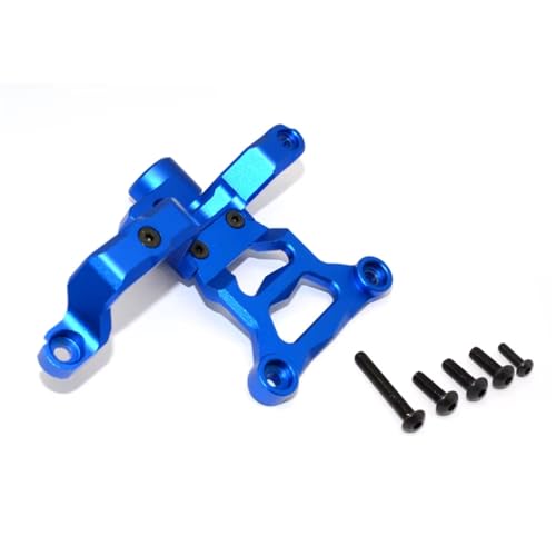 Kompatibel Mit Traxxas Für X-MAXX 6S 8S 4WD Für Monster Truck 1/5 RC Car Upgrade-Teile Metalllenkung Bellcrank Support 7746 RC Auto Ersatzteile(Blue) von NAFRECX