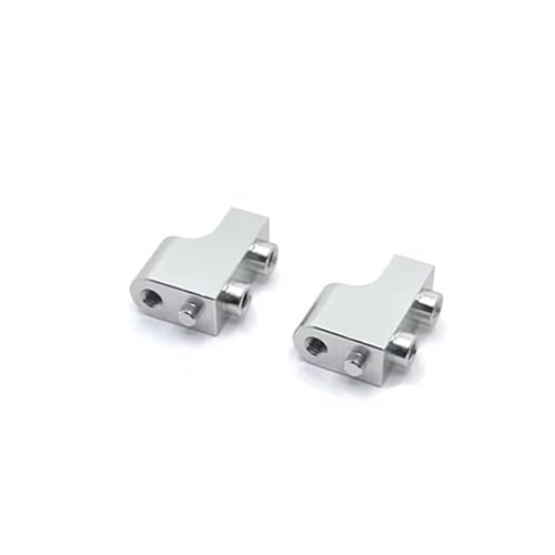 Kompatibel Mit WLtoys 12423 12427 12428 12429 1/12 RC Autoteile Metall Verbessertes Lenkgetriebe Für Sitz Fixiert RC Auto Ersatzteile(Silver) von NAFRECX