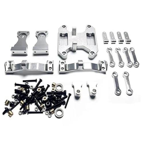 Kompatibel Mit WPL B16 B36 1/16 RC Car Upgrade-Teile Modifiziertes Zubehör Metallbalance Für Chassis Board Wippe Kit RC Auto Ersatzteile(Silver) von NAFRECX