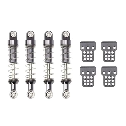 Kompatibel Mit WPL C14 C24 C24-1 Für MN D90 Für MN99S MN45 RC-Auto-Upgrade-Teile, Metall-Stoßdämpfer-Dämpfer, Erweiterte Halterung Für Sitz RC Auto Ersatzteile(Gray) von NAFRECX