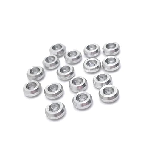 Kompatibel Mit WPL C14 C24 C34 C44 B14 B16 B24 B36 Für MN D90 D91 D96 99S Für HengLong Für JJRC Für FeiYu RC-Autoteile 16-teiliger Rahmenabstandshalter RC Auto Ersatzteile(Silver) von NAFRECX