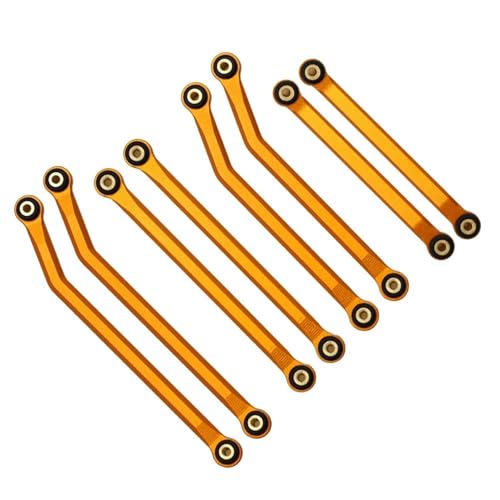 Für Axial Für SCX24 AXI00002 C10 Für JLU Für Bronco AXI00006 Ersatz Metall High Clearance Für Chassis Links Set 1/24 RC Crawler Upgrade Teile RC Autozubehör Für Axial Für SCX24 AXI00002 C10 Für JLU Für Bronco AXI00006 Ersatz Metall High Clearance Für Chassis Links Set 1/24 RC Crawler Upgrade Teile RC Autozubehör von NAFRECX