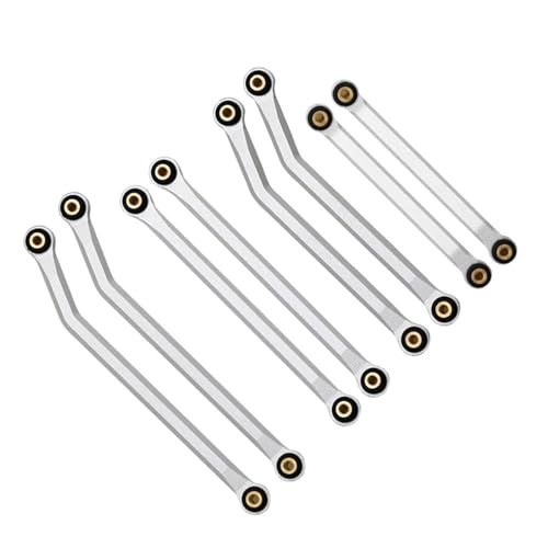 Für Axial Für SCX24 AXI00002 C10 Für JLU Für Bronco AXI00006 Ersatz Metall High Clearance Für Chassis Links Set 1/24 RC Crawler Upgrade Teile RC Autozubehör Für Axial Für SCX24 AXI00002 C10 Für JLU Für Bronco AXI00006 Ersatz Metall High Clearance Für Chassis Links Set 1/24 RC Crawler Upgrade Teile RC Autozubehör von NAFRECX