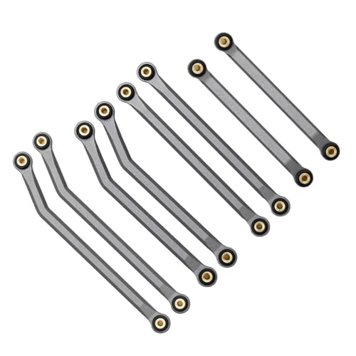 Für Axial Für SCX24 AXI00002 C10 Für JLU Für Bronco AXI00006 Ersatz Metall High Clearance Für Chassis Links Set 1/24 RC Crawler Upgrade Teile RC Autozubehör Für Axial Für SCX24 AXI00002 C10 Für JLU Für Bronco AXI00006 Ersatz Metall High Clearance Für Chassis Links Set 1/24 RC Crawler Upgrade Teile RC Autozubehör von NAFRECX