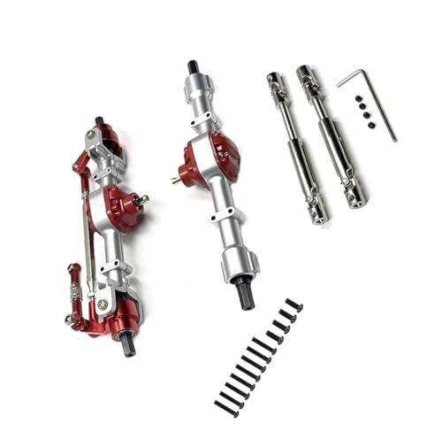 NAFRECX Für MN82 LC79 Metall-Vorder- Und Hinterachse Mit 3 Mm Bis 4 Mm Wellenhülse, Ersatz Für 1/12 RC-Auto-Upgrade-Teile, Änderungszubehör RC Autozubehör von NAFRECX