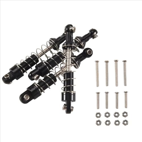 RC-Stoßdämpfer Kompatibel Mit MN D90 Für MN-90 Für MN99S Für WPL C14 C24 C34 RC-Autoteile Zubehör 4-teiliger Metall-Stoßdämpferdämpfer von NAFRECX