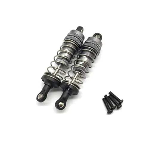RC-Stoßdämpfer Kompatibel Mit WLtoys 144001 RC-Auto-Upgrade-Modifikation Ersatzzubehör Stoßdämpfer 144001-1316(Gray) von NAFRECX