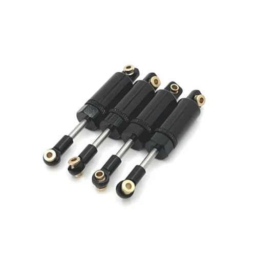 RC-Stoßdämpfer Kompatibel Mit WPL C14 C24 Für MN99S Für MN78 Für MN82 1/12 1/16 RC-Autoteilezubehör Ölgefüllter Metallstoßdämpferdämpfer(Black) von NAFRECX