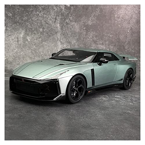 Motorfahrzeuge Replika Auto 1:18 Für Nissan GTR R50 Green 2021 Diecast Sportwagenmodell Erwachsene High-End-Kollektion Werbegeschenk Originalgetreue Nachbildung von NALora