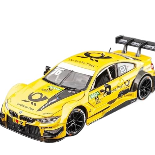 Motorfahrzeuge Replika Auto 1:24 Für BMW Z4 Legierung Track Racing Auto Modell Diecast Auto Simulation Sound Und Licht Sammlung Geburtstag Geschenk Originalgetreue Nachbildung ( Color : Yellow A ) von NALora