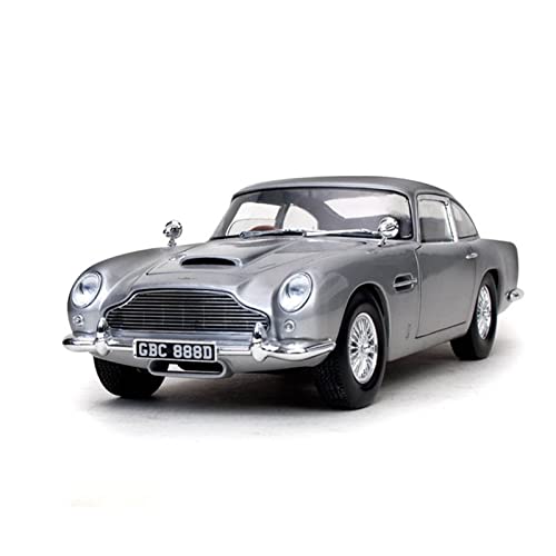 NALora Motorfahrzeuge Replika Auto 1/18 Film 007 Für Aston Martin DB5 Simulation Automodell Metalldruckguss Fahrzeugsammlung Ornamente Geschenk Originalgetreue Nachbildung von NALora