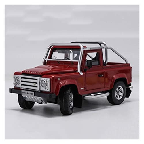 NALora Motorfahrzeuge Replika Auto 1/18 Für Land Rover Defender SVX SUV Simulation Automodell Druckgussfahrzeug Erwachsene Sammlung Ornamente Originalgetreue Nachbildung (Color : Red) von NALora