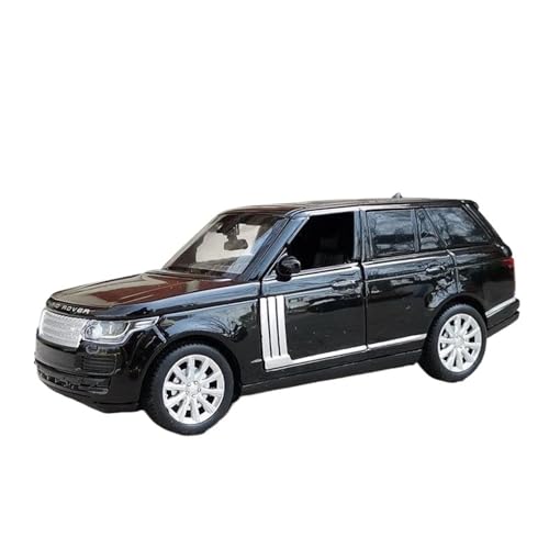 NALora Motorfahrzeuge Replika Auto 1/32 Für Land Rover Sport Legierung Auto Modell Diecast Metall Off-Road Fahrzeuge Modell Simulation Sound Licht Originalgetreue Nachbildung (Color : Black) von NALora