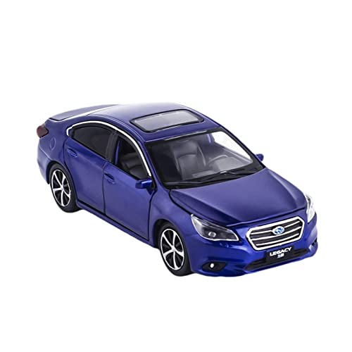 NALora Motorfahrzeuge Replika Auto 1/32 Für Subaru Legacy Replica Car Legierung Automodell Diecast Sound Light Ziehen Fahrzeug Spielzeug Kinder Geschenk Originalgetreue Nachbildung (Color : Blue) von NALora
