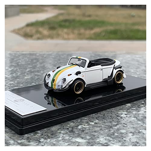 NALora Motorfahrzeuge Replika Auto 1/64 Für Volkswagen Beetle RWB Simulation Classic Car Model Diecast Alloy Vehicle Collection Ornament Originalgetreue Nachbildung (Color : White) von NALora