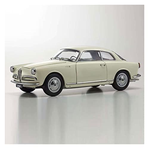 NALora Motorfahrzeuge Replika Auto 1:18 Für Alfa Romeo Giulietta Sprint Simulation Diecast Alloy Classic Car Model Adult Collection Display Originalgetreue Nachbildung (Color : Beige) von NALora