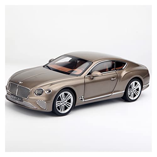 NALora Motorfahrzeuge Replika Auto 1:18 Für Bentley Continental GT 2018 Simulation Diecast Alloy Automodell Adult Collection Souvenir Display Originalgetreue Nachbildung (Color : Brown) von NALora