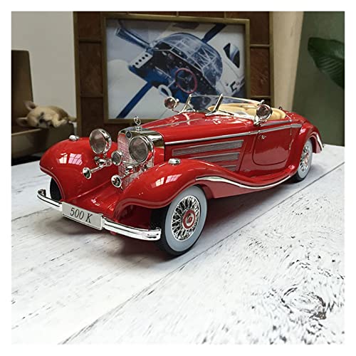 NALora Motorfahrzeuge Replika Auto 1:18 Für Benz 500K Simulation Diecast Alloy Classic Cabrio Auto Modell Erwachsene Sammlung Souvenir Display Originalgetreue Nachbildung von NALora