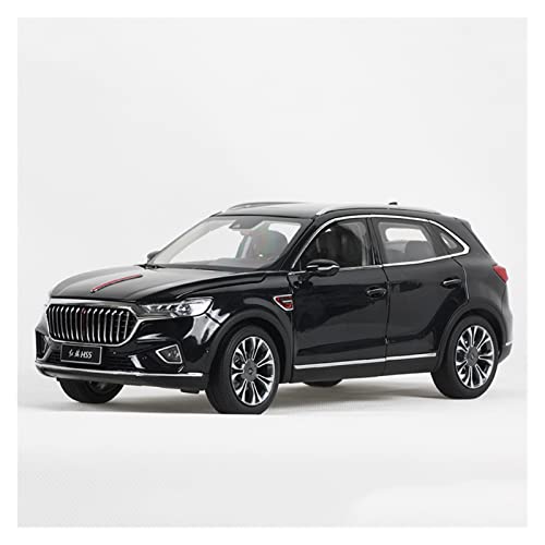 NALora Motorfahrzeuge Replika Auto 1:18 Für Hongqi HS5 SUV Simulation Legierung Druckguss Auto Modell Erwachsene Sammlung Dekorative Ornamente Originalgetreue Nachbildung (Color : Black) von NALora