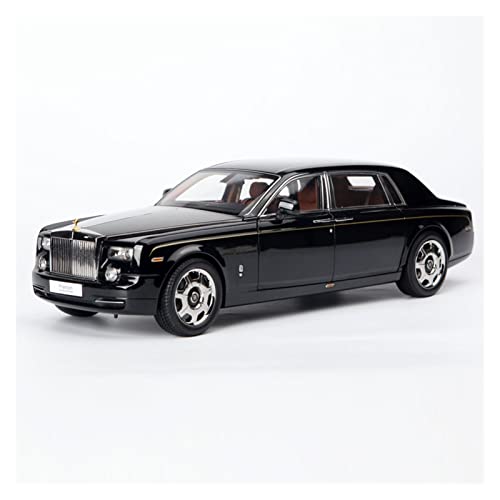 NALora Motorfahrzeuge Replika Auto 1:18 Für Rolls-Royce Phantom Black Diecast Alloy Luxury Car Model Adult Collection Display Ornaments Originalgetreue Nachbildung von NALora