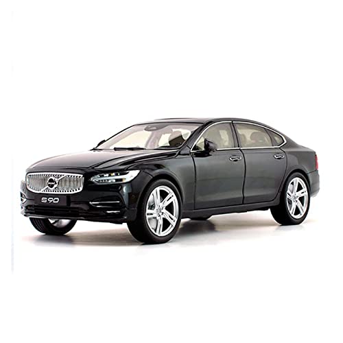 NALora Motorfahrzeuge Replika Auto 1:18 Für Volvo S90 Simulation Static Die-Cast Car ​Modell Erwachsene Sammlung Dekorative Ornamente Originalgetreue Nachbildung (Color : Black) von NALora