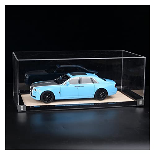 NALora Motorfahrzeuge Replika Auto 1:18 Simulation Für Rolls Royce Ghost Die-Cast Luxusautomodell Erwachsene Sammlung Display Ornamente Originalgetreue Nachbildung (Color : Blue) von NALora