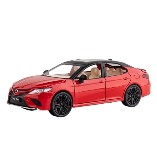 NALora Motorfahrzeuge Replika Auto 1:24 Für Toyota Camry Legierung Auto Modell Diecast Fahrzeuge Metall Motor City Classics Mini Fahrzeuge Originalgetreue Nachbildung (Color : Red) von NALora