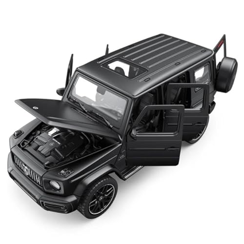 NALora Motorfahrzeuge Replika Auto 1:32 Für Benz G63 G65 SUV Legierung Auto Modell Diecast Metall Off-Road Fahrzeuge Simulation Souvenir Display Originalgetreue Nachbildung (Color : Black) von NALora
