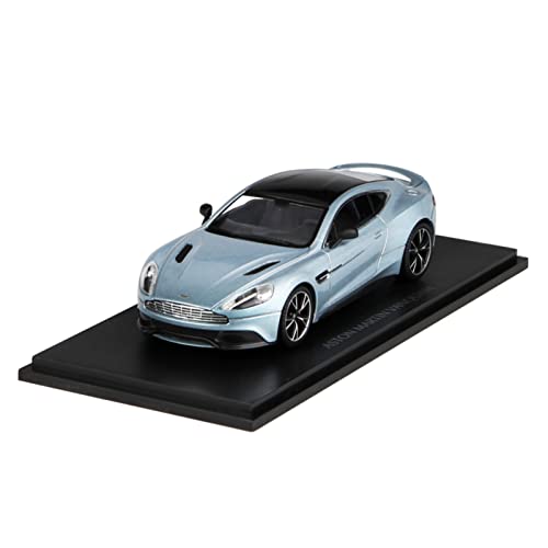 NALora Motorfahrzeuge Replika Auto 1:43 Für Aston Martin Vanquish Simulation Alloy Car Model Static Diecast Vehicles Collection Gift with Base Originalgetreue Nachbildung (Color : Silver) von NALora