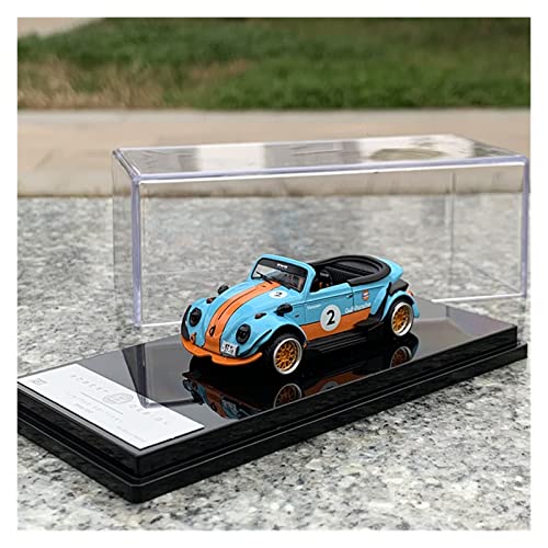 NALora Motorfahrzeuge Replika Auto 1:64 Für Volkswagen Beetle RWB Cabrio Simulation Diecast Alloy Racing Car Model Collection Souvenir Originalgetreue Nachbildung (Color : Blue) von NALora