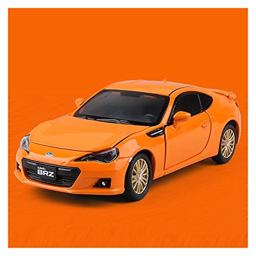 NALora Motorfahrzeuge Replika Auto Boutique 1/32 Für Subaru BRZ Coupe Diecasts Automodellsammlung Kinder Sound Und Licht Spielzeugfahrzeuge Originalgetreue Nachbildung (Color : Orange) von NALora