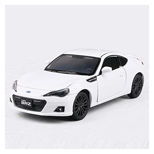 NALora Motorfahrzeuge Replika Auto Boutique 1/32 Für Subaru BRZ Coupe Diecasts Automodellsammlung Kinder Sound Und Licht Spielzeugfahrzeuge Originalgetreue Nachbildung (Color : White) von NALora