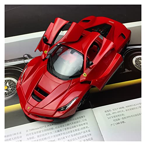 NALora Motorfahrzeuge Replika Auto Boutique 1:18 Für Ferrari Laferrari Simulation Druckguss Legierung Rot Sportwagen Modell Erwachsene Sammlung Display Originalgetreue Nachbildung von NALora