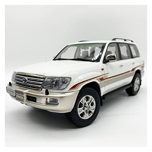 NALora Motorfahrzeuge Replika Auto Boutique 1:18 Für Toyota Cool Road Ze Land Cruiser LC100 Maßstab Diecast Car Model Adult Collection Originalgetreue Nachbildung (Color : White) von NALora