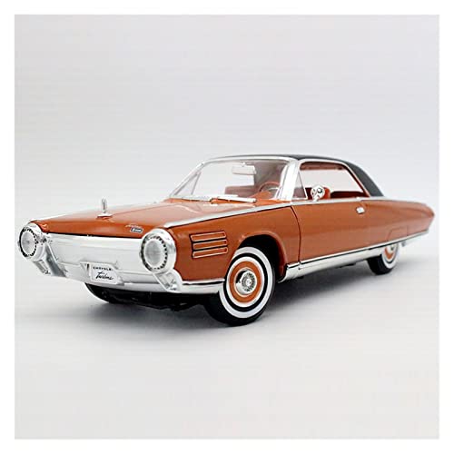 NALora Motorfahrzeuge Replika Auto Diecast 1/18 Für Chrysler 1963 Simulation Legierung Vintage Luxus Auto Modell Sammlung Souvenir Display Geschenk Originalgetreue Nachbildung von NALora