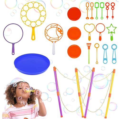 Seifenblasen Set für Kinder 22 Stück Seifenblasen Blase Große Seifenblasenstäbe Seifenblasen Set Zauberstab Einstellen Seifenblasen für Indoor Outdoor Kindergeburtstag Partys Hochzeit Seifenblasen Set für Kinder 22 Stück Seifenblasen Blase Große Seifenblasenstäbe Seifenblasen Set Zauberstab Einstellen Seifenblasen für Indoor Outdoor Kindergeburtstag Partys Hochzeit von NAMIS