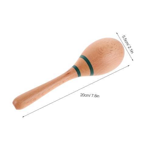 NAMOARLY 1 Paar Musikinstrumente Für Kleinkinder: Maracas Aus Holz, Musikalisches Shaker-rhythmusinstrument – Hand-Maracas Für Das Rhythmustraining Im Kindergarten NAMOARLY 1 Paar Musikinstrumente Für Kleinkinder: Maracas Aus Holz, Musikalisches Shaker-rhythmusinstrument – Hand-Maracas Für Das Rhythmustraining Im Kindergarten von NAMOARLY