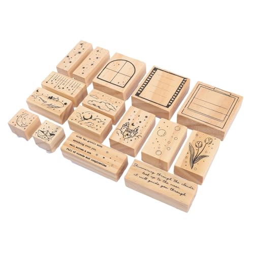 NAMOARLY 1 Packung Handstempel Etikett Zeitschriftenaufkleber kleine Kisten kleine Briefmarken Scrapbooking-Stempel Scrapbook Stempel Holzstempel zum Selbermachen DIY Basteldeko hölzern NAMOARLY 1 Packung Handstempel Etikett Zeitschriftenaufkleber kleine Kisten kleine Briefmarken Scrapbooking-Stempel Scrapbook Stempel Holzstempel zum Selbermachen DIY Basteldeko hölzern von NAMOARLY