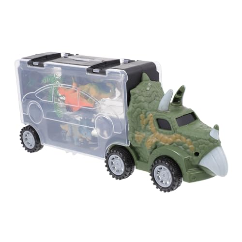 NAMOARLY 1 Satz Container-LKW Für Tiere Abschleppwagen-Spielzeug Spielzeug Formen Tiertransporter Klein Lastwagen Für Tiere Abschleppwagen Spielzeug Junge Lagerung Auto Zeigen Plastik von NAMOARLY