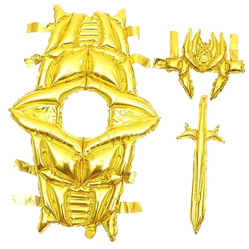 NAMOARLY 1 Satz Deko-Requisite Schlacht Lichtschwert aufblasbare Partyartikel Cosplay- halloween costume halloween kleidung fot Deko- für Cosplay Aluminiumfolie Golden NAMOARLY 1 Satz Deko-Requisite Schlacht Lichtschwert aufblasbare Partyartikel Cosplay- halloween costume halloween kleidung fot Deko- für Cosplay Aluminiumfolie Golden von NAMOARLY