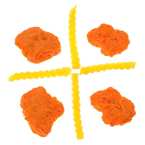 NAMOARLY 1 Satz Gefälschte Chicken Nuggets und Pommes Frites künstlich nachgeahmte Hühnernuggets hühner kinderknallzeug Vorzeigemodell gefälschte gebratene Hühnernuggets PVC NAMOARLY 1 Satz Gefälschte Chicken Nuggets und Pommes Frites künstlich nachgeahmte Hühnernuggets hühner kinderknallzeug Vorzeigemodell gefälschte gebratene Hühnernuggets PVC von NAMOARLY