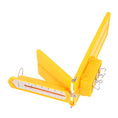 NAMOARLY 1 Satz Hebelscheibe -Set Physik experimente Riemenscheibenhalter Experimentierkasten Physik Riemenscheibenbewegungswerkzeug Flaschenzüge mit Halter Eisen Yellow von NAMOARLY