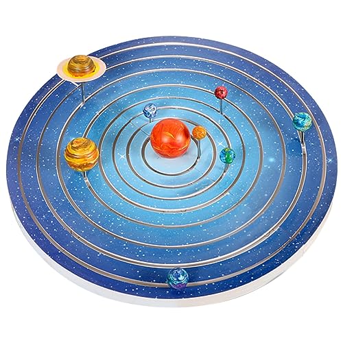 NAMOARLY 1 Satz Kinderplanetenmodell Bausatz Bausätze lehrreich Puzzle Arts and Crafts for spielsachen für Kid Toys Solarsystem-Kit leeres Planetenmodell Plastik Weiß von NAMOARLY
