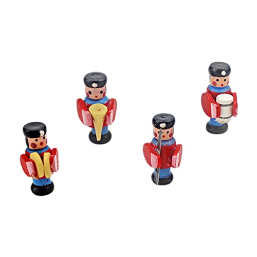 NAMOARLY 1 Satz Mini Puppe Holz Miniaturlayout Verzierung Spielzeug Puppe Zubehör von NAMOARLY