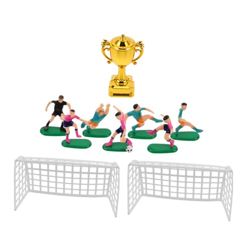 NAMOARLY Miniatur-fußball-trophäe Modell-Set Für Puppenhaus Kunststoff Fußballspieler Dekorative Fußball Kuchen Topper Machen Es Mini NAMOARLY Miniatur-fußball-trophäe Modell-Set Für Puppenhaus Kunststoff Fußballspieler Dekorative Fußball Kuchen Topper Machen Es Mini von NAMOARLY
