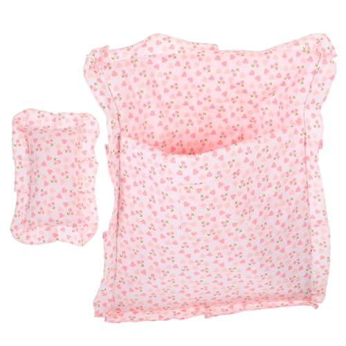 NAMOARLY 1 Satz Puppenschlafsack Stofftierschlafsack Puppenschlafsäcke Kleines Puppenzubehör Kompakter Schlafsack-Schlafsack Zartes Puppendekor Dekoratives Puppendekor Baumwolle von NAMOARLY